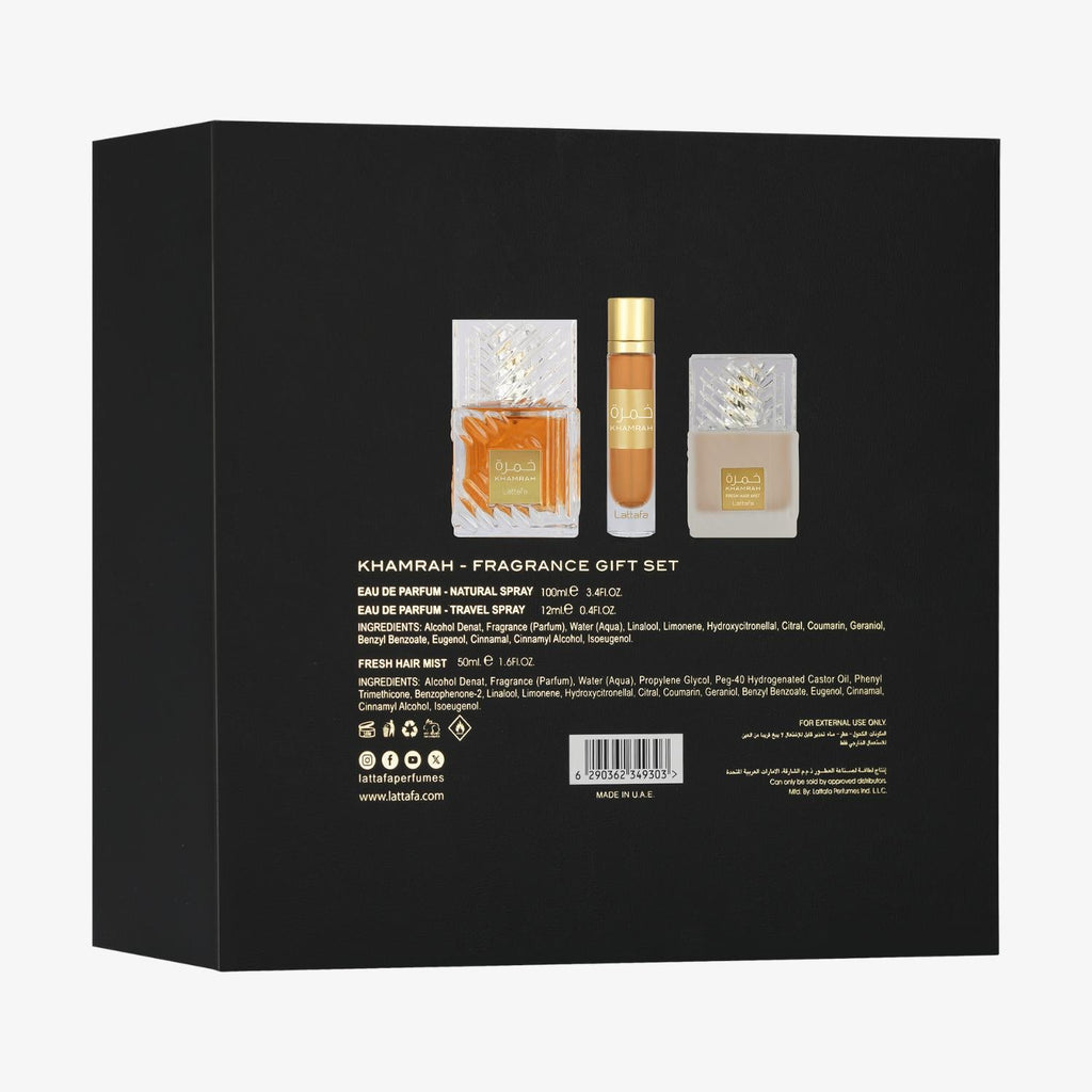 Khamrah Fragrance Gift Set 3-Piece