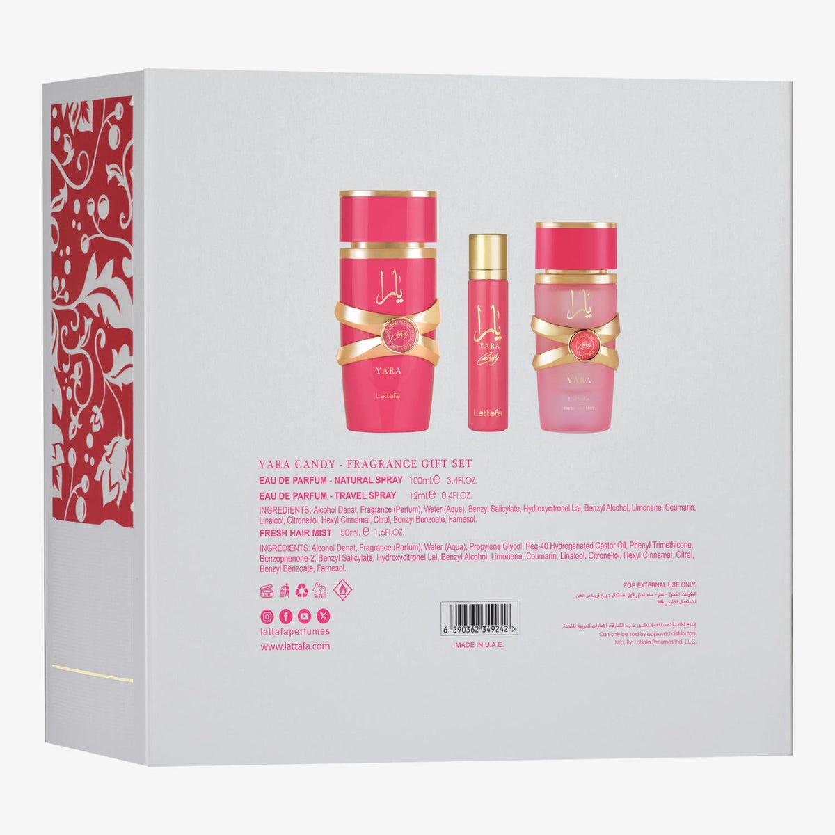 Yara Candy Fragrance Gift Set 3-Piece