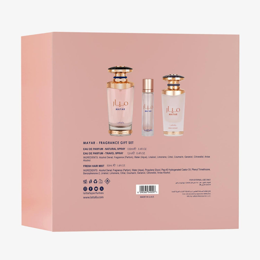 Mayar Fragrance Gift Set 3-Piece
